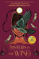 Image for "Sisters in the Wind" with a black woman in the center and a green bird flying and blocking her eyes.