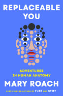 Image for "Replaceable You" with a blue background and a man's face made up of small round circles.