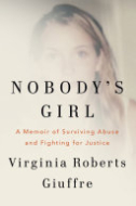Book cover for "Nobody's Girl" featuring a picture the author fading into the background.