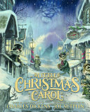 Image for "Little Christmas Carol" with an old fashioned city street and houses covered in snow