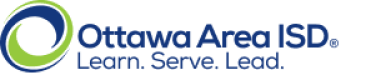 Ottawa Area ISD Learn. Serve. Lead. community resource logo