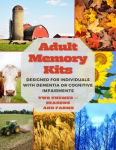 Adult Memory Kits Collage Image with Barn, Seasons, Cow, Tractor