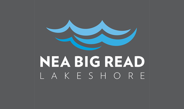 The NEA Big Read Lakeshore logo